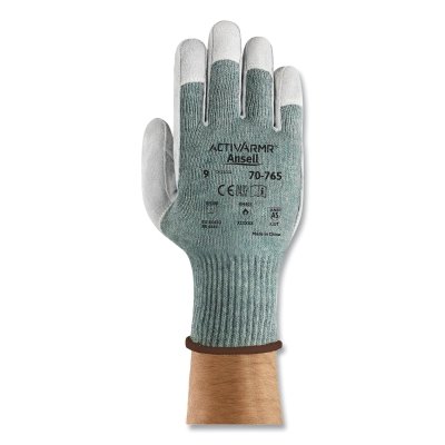 VANTAGE 70-765 HEAVY DUTY LEATHER PAD GLOVE SZ 8